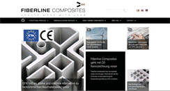 Desktop Screenshot of fiberline.de
