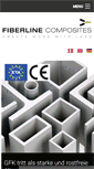 Mobile Screenshot of fiberline.de